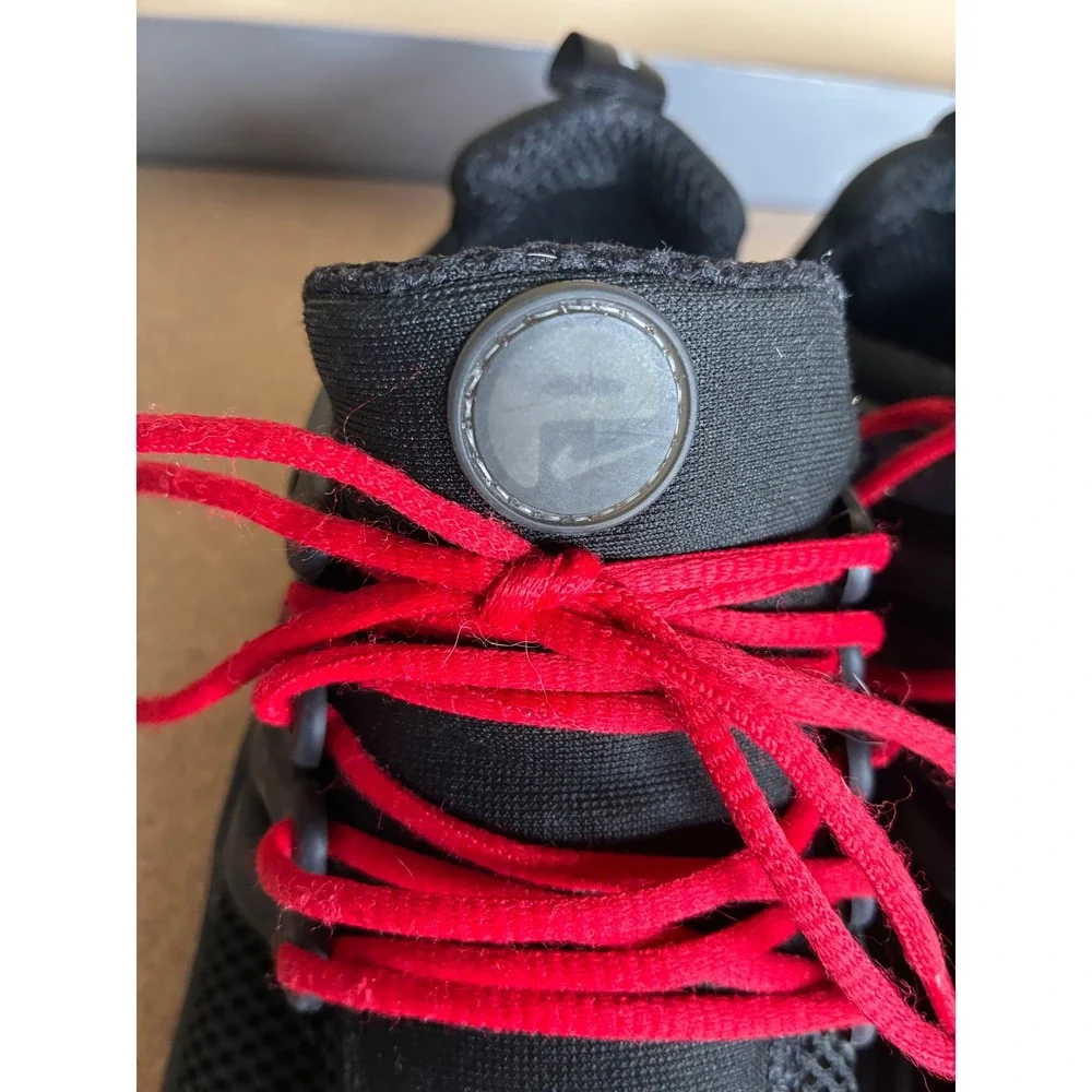 Nike Air Presto Mens Running Shoes Black Red 846438-998 Size 8